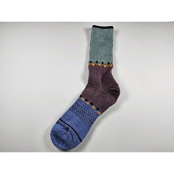 Bombas Merino Wool Blend Midweight Crew Socks Size L (Men's 9.5-13, Wo 11-13) - Picture 1 of 4